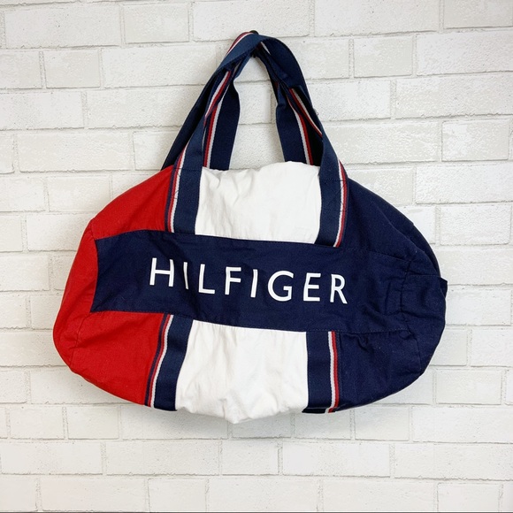Tommy Hilfiger Other - Vtg Tommy Hilfiger Duffel Bag (Q9)